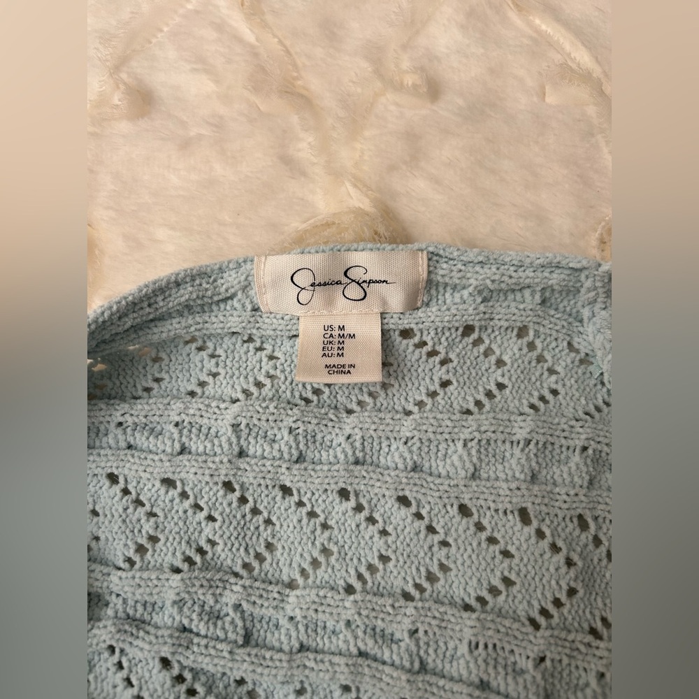 Jessica Simpson Blue Crossbody and Knit Sweater, PERFECT CONDITION. Soo hot!! 🥵 - Picture 10 of 10